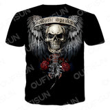Skull Apparel Skull Print T-shirt