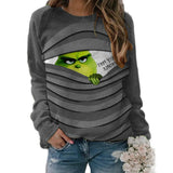 Men and Women Grinch Sweater Christmas Casual Sweatshirt