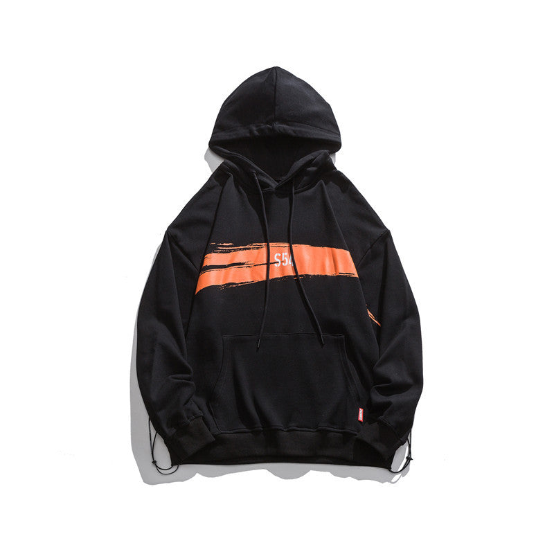 Men Graphic Hoodies Men's Autumn Printed Hoodie Couple Casual Loose
