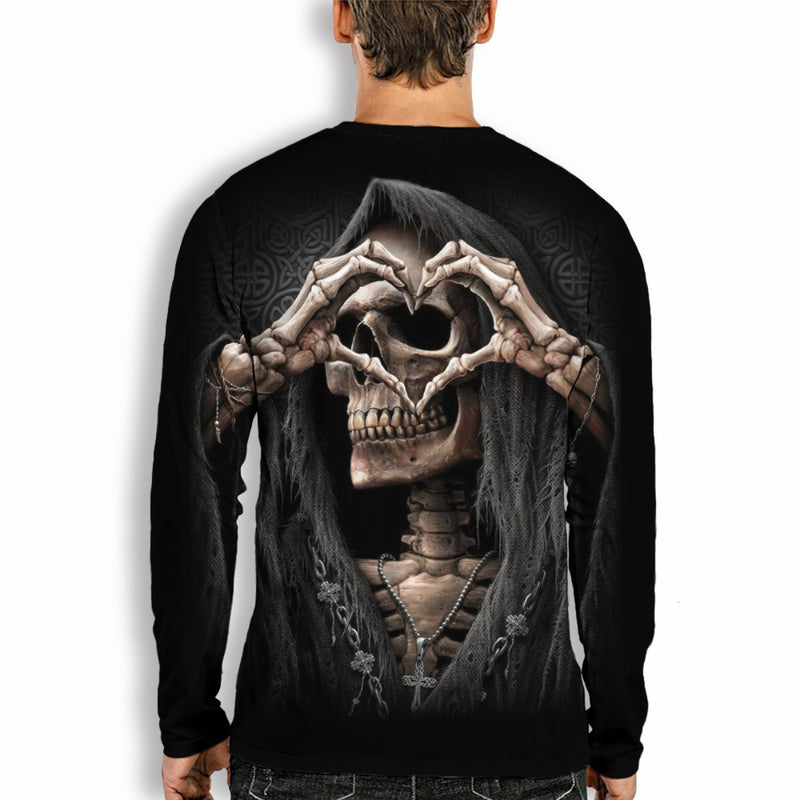 Skull Apparel Digital Printing Skull Is Looser than Heart Skull