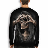 Skull Apparel Digital Printing Skull Is Looser than Heart Skull