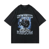 Skull T Shirt T Punk Skull Print