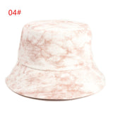 Bucket Hat Fishing Cap Cotton Print Fisherman Hat Bucket Hat Fashion Color Gradual Sun Hat