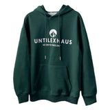 Men Sweatshirts Loose Spring and Autumn Letter Printing Heavy Fabric