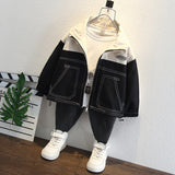 Toddler Boys Jackets Boys' Jacket Spring and Autumn Baseball Uniform