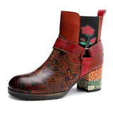Justin Yellowstone Boots Retro Ethnic Style Retro Women'S Shoes