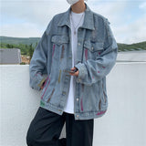 Men Denim Jackets Men's Korean Jacket