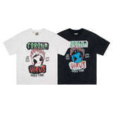 Gallery Dept T Shitrs Men's Retro Graffiti Printing Short Sleeve