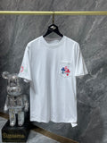 CHH Chrome Hearts T Shirts Classic Color Phantom Cross Letter Short Sleeve