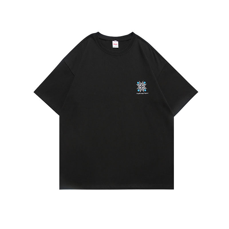 Men T Shitrs Geometric Pattern Printing
