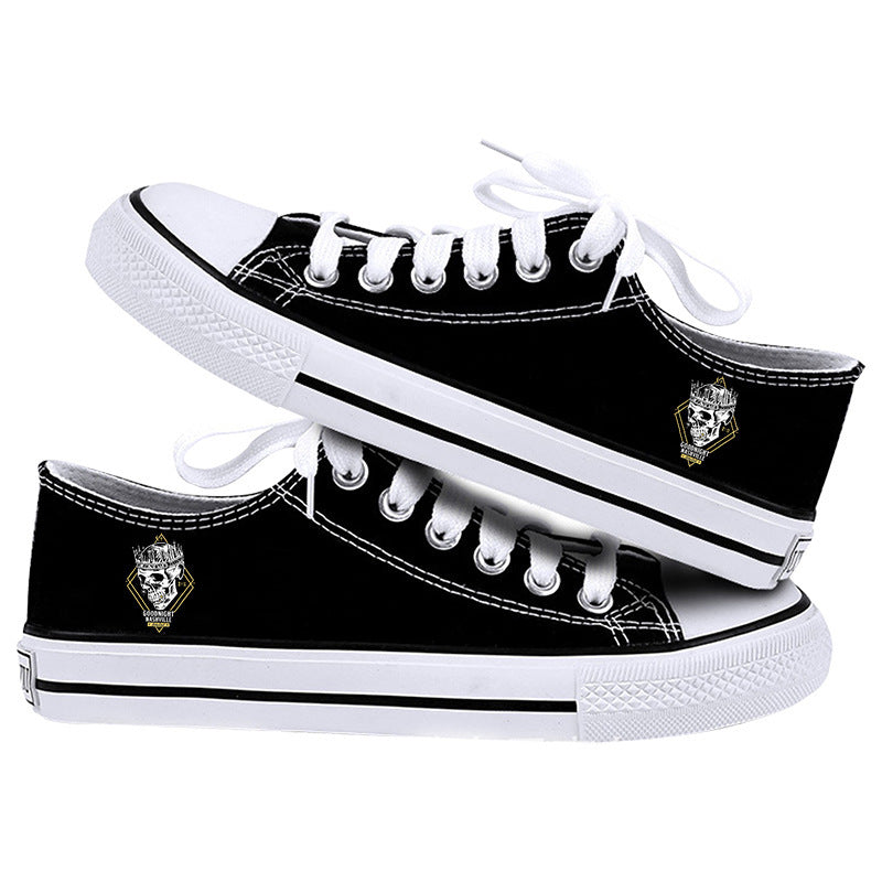 Jelly Roll Shoes Printed Low-Top Canvas Shoes