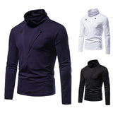 Men's Sweatshirt Men's Turtleneck T-shirt Slim Fit