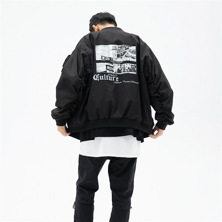 Letterman Jacket Men's Men's Autumn Coat Jacket