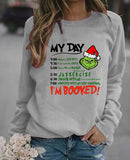 Men and Women Grinch Shirt Christmas Autumn and Winter Loose Sweater