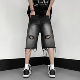 Men Denim Shorts Men's Summer