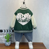 Toddler Boys Jackets Kids' Coat Spring and Autumn Baseball Uniform