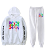 Never Broke Again Hoodie Hoodie Ankle Banded Pants Casual Suit