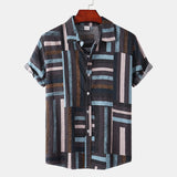 Camp Collar Shirt Beach Holiday Floral Print Shirt