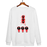 Squid Game Costume Beauty Clothing Loose Long Sleeve Crew Neck Sweater Women