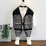 Toddler Boys Jackets Boys' Sweater Vest Autumn Knitted Coat