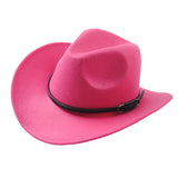 Beth Dutton Hat Autumn and Winter Woolen Men's Top Hat Belt