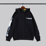 Cardigan Baseball Jacket Autumn and Winter Smoke Cardigan Zipper Sweater Hooded