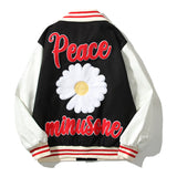 Cardigan Baseball Jacket Autumn and Winter PMO Embroidered Baseball Uniform Jacket