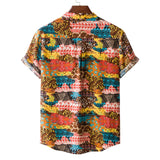 Camp Collar Shirt Floral Short Sleeve Shirt