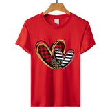 Valentine's Day T Shirt Spring/Summer Short-Sleeved T-shirt Top