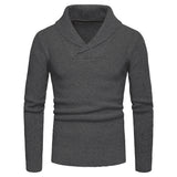 Men's Sweatshirt Fall Winter Men Casual Fashion V-neck