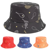Bucket Hat Fishing Cap Cotton Print Fisherman Hat Printing Double-Sided Fashion Badminton