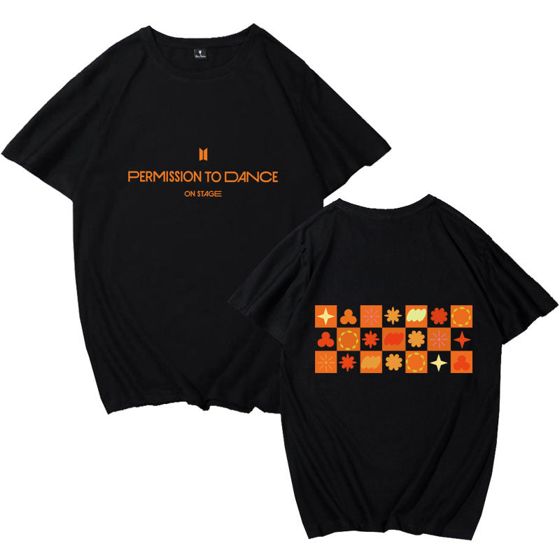 BTS Proof T Shirt Short-Sleeved T-shirt Men's and Women's Tops Summer Wear