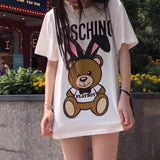 Moschino T Shirt Bear T-Shirt Plus Size Couple