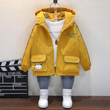 Toddler Boys Jackets Boys' Spring and Autumn Clothing Coat Anorak