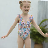 Children Swimsuit One-Piece Girl's Swimsuit Backless