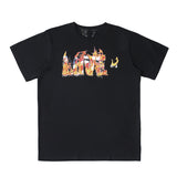 Vlone Snake T Shirt Men'S And Women'S Loose Short-Sleeved T-Shirt