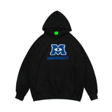Man Fall Outfits Hip Hop Retro Hooded Sweater Casual Loose Jacket