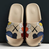 Mens Slide Outdoor Slippers Men'S Sesame Street Sports Platform Sponge Baby Funny Student Plus Size Slippers