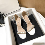 Nude Heels for Wedding High Heels Sandals