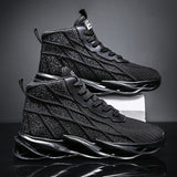 designer Sneaker Shoes Autumn Men's Shoes Breathable High Top Sneakers Fashion Outdoor Running Shoes