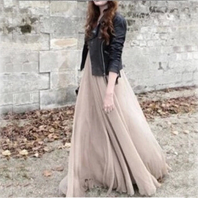 MIDI Mauve Skirt Mop Beach Skirt Black Skirt