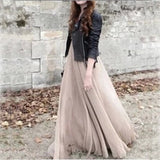 MIDI Mauve Skirt Mop Beach Skirt Black Skirt