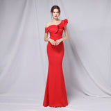 Burgundy Dress Formal Evening Dress Fashion Dress