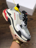 Unisex Balenciaga Clunky Sneaker  Triples Crystal Air Cushion Thick Sole Height Increasing Hot Casual Sports Shoes