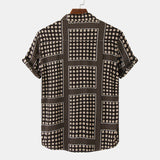 Camp Collar Shirt Beach Shirt Short Sleeve
