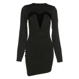 Music Festivals Rave Outfits Dress Winter Women's Clothing Fashion round Neck Dress