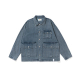 Men Denim Jackets Retro Casual Jacket