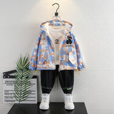 Toddler Boys Jackets Children's Clothing Boy Hooded Coat Spring and Autumn