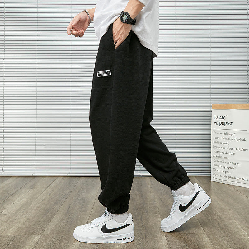 Grey Sweatpants Autumn and Winter Pants Men's Casual Pants Men's Long Pants Loose