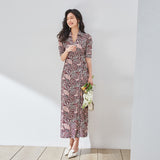 Gloria Vanderbilt Elegant Stretch Acetate Knitted Printed Dress